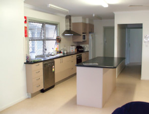 Kitchen at the Innisfail Youth Shelter